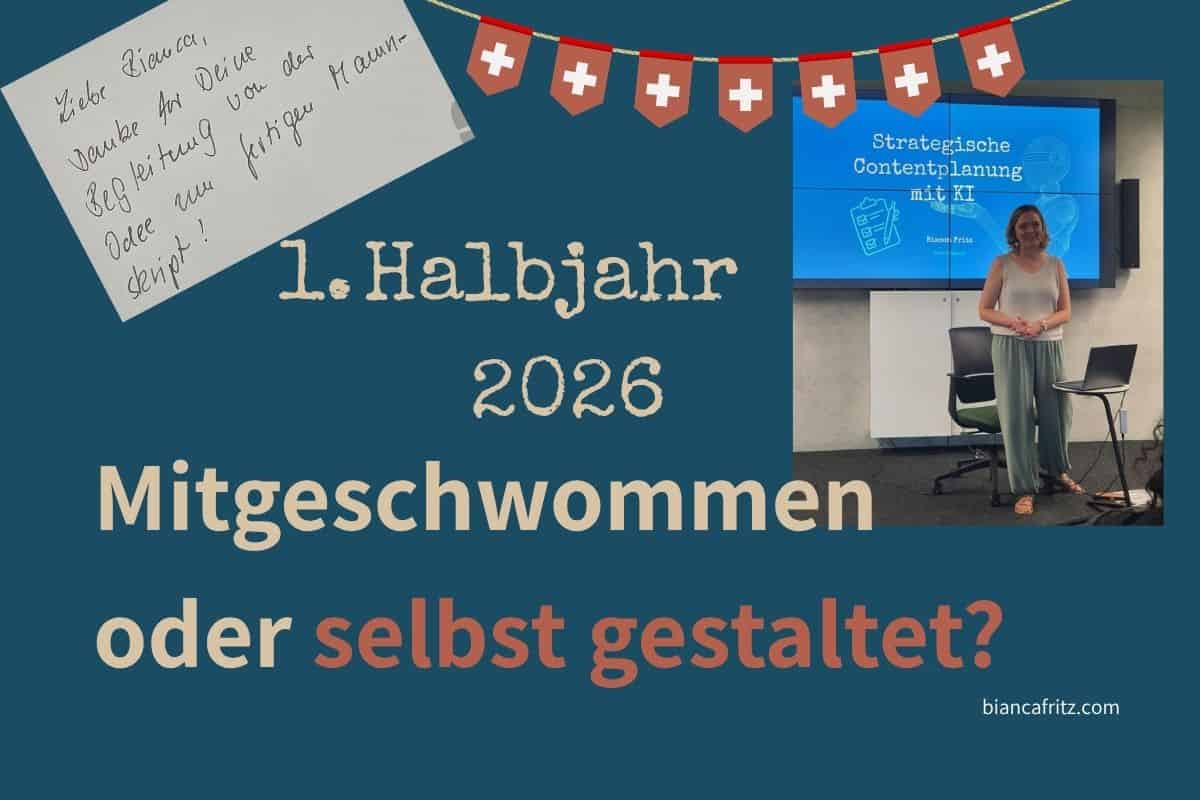 Halbjahresrückblick Business Bianca Fritz